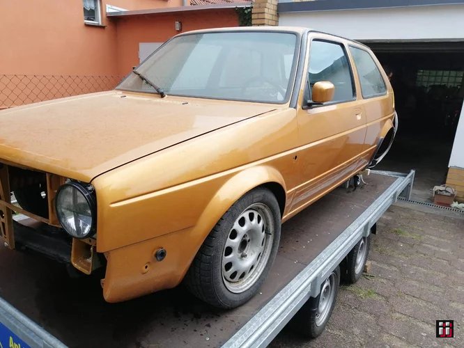  "Golf II 16V Turbo Karosse nach dem Kauf", Golf II 16V Turbo, Orange 