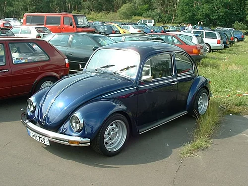 VW-Blasen in Luckau, Käfer