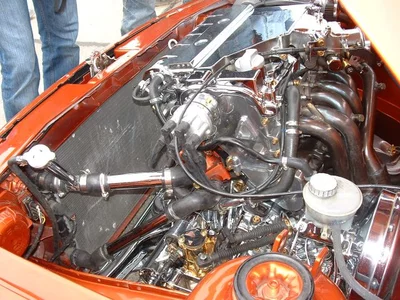 VR6, Poliert / verdichtet, Verchromt, Orange