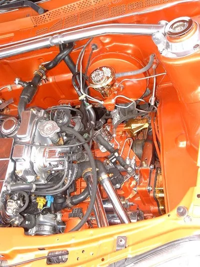 VR6, Orange, Poliert / verdichtet