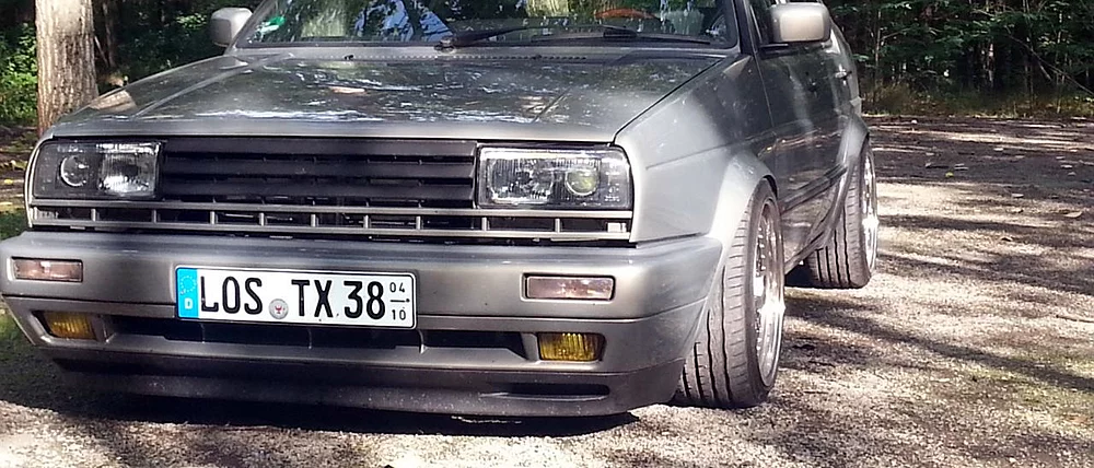 Jetta 2 Rallye Jetta II 16V Turbo mit Recaro Lederausstattung und BBS RS Felgen ...