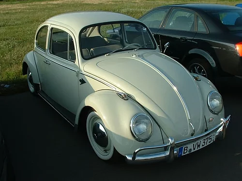 VW-Blasen in Luckau, Käfer