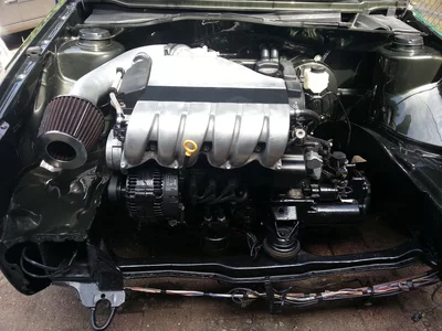 Golf II VR6, Motorraum