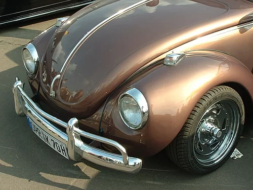 VW-Blasen in Luckau, Käfer