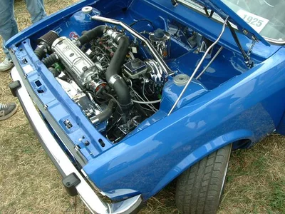 VW-Treffen in Wittenberge, Motorraum