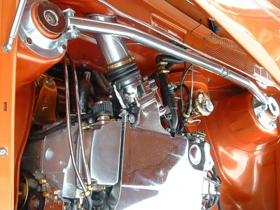 VR6, Orange, Poliert / verdichtet