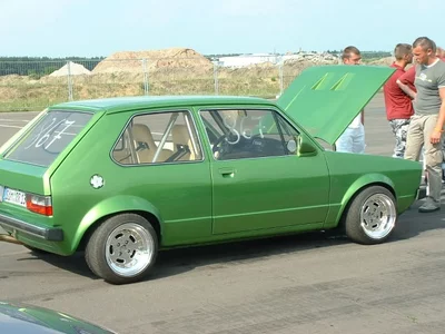 VW-Blasen in Luckau, Grün