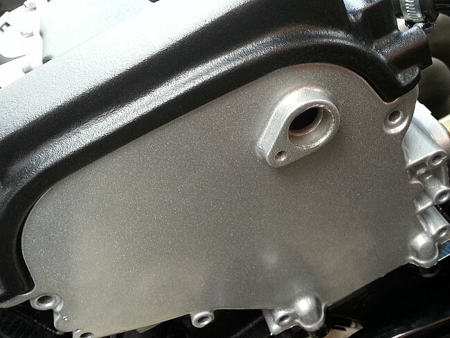 Golf II VR6 Motor mit cleanem Kettendeckel Golf II VR6 Motor mit cleanem Kettendeckel