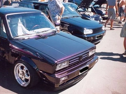 VW-Blasen in Luckau, Golf I / Jetta I