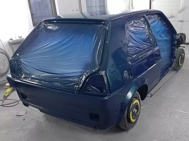 Golf II 16V Turbo mit glänzender Lackierung Golf II 16V Turbo mit glänzender Lackierung