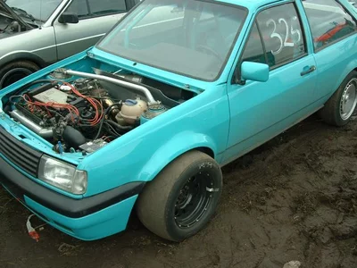VW-Blasen in Luckau, Motorraum