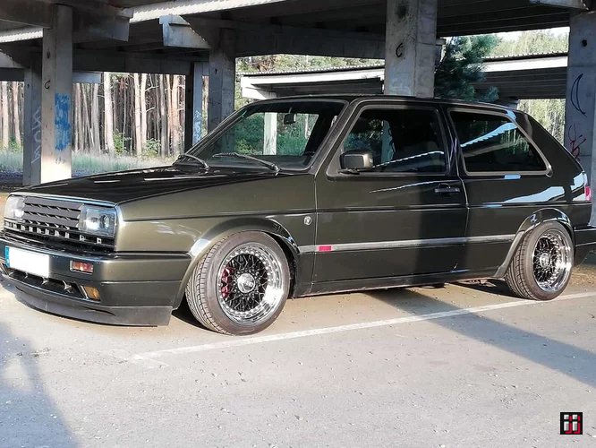  "Golf II VR6 mit schwarzen BBS RS in 8x15" in der Kategorie "Golf II VR6". 
