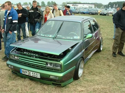 Effektlack, Rallye Golf, Grün, Lila