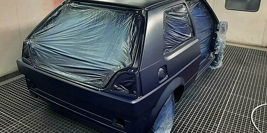 Golf II 16V Turbo mit matter Lackierung